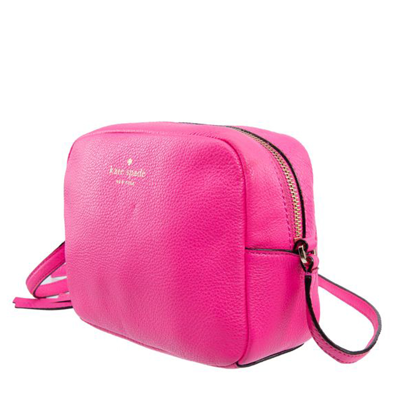 

Kate Spade Pink Leather Orchard Street Penelope Crossbody Bag