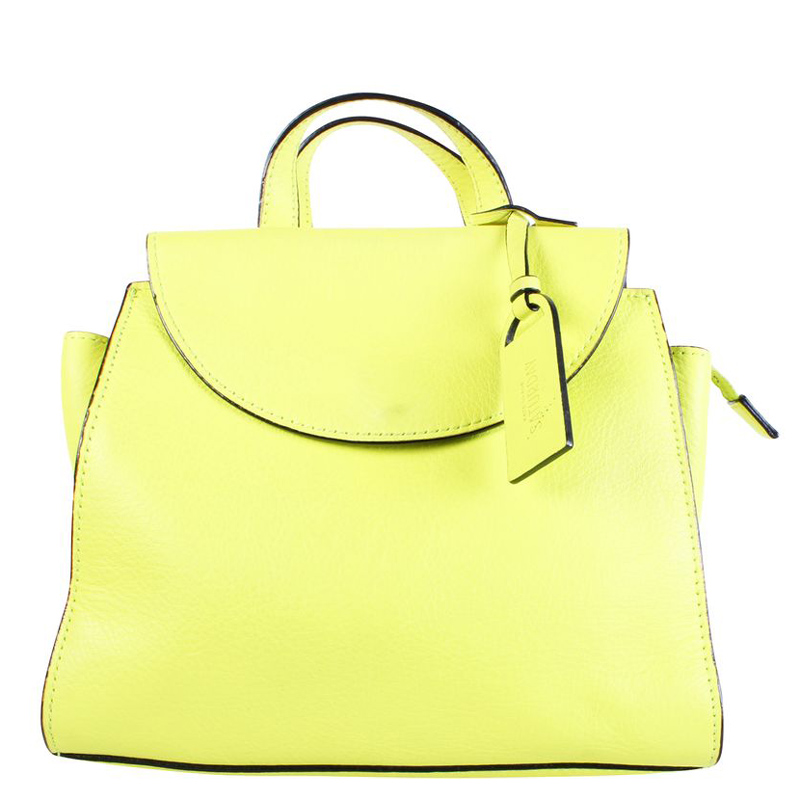 neon yellow kate spade purse