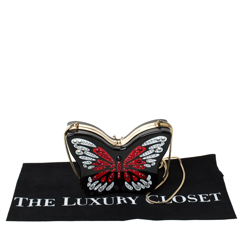 kate spade butterfly clutch