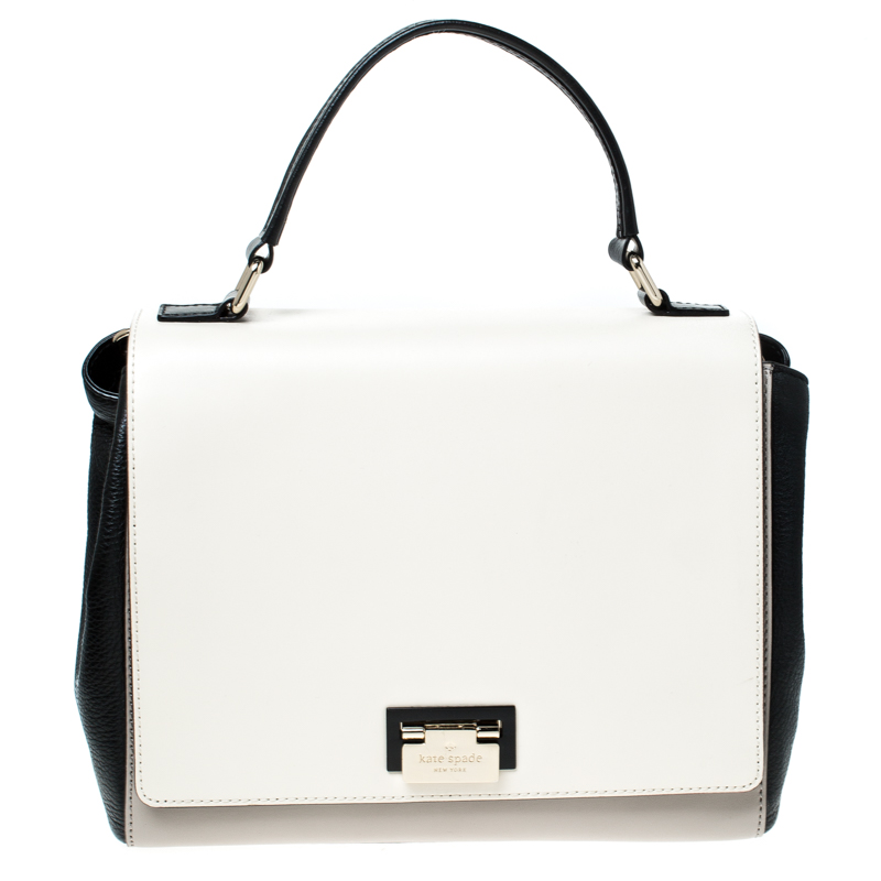 Pre Owned Kate Spade Multicolor Leather Magnolia Park Top Handle Bag