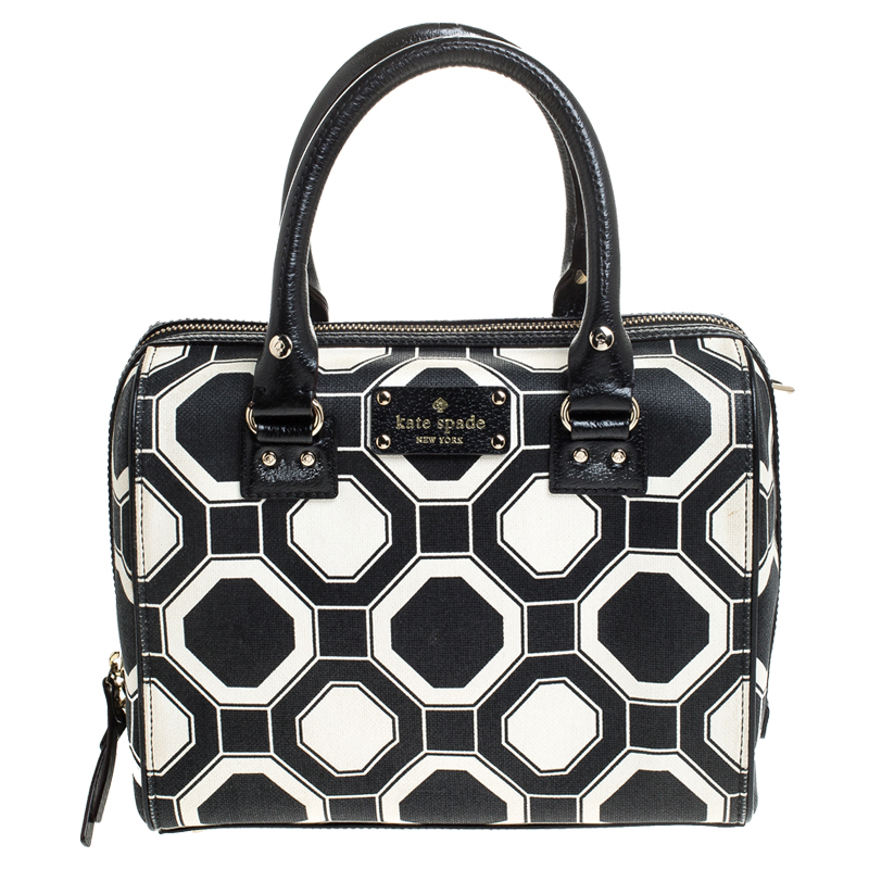 kate spade handbags black and white