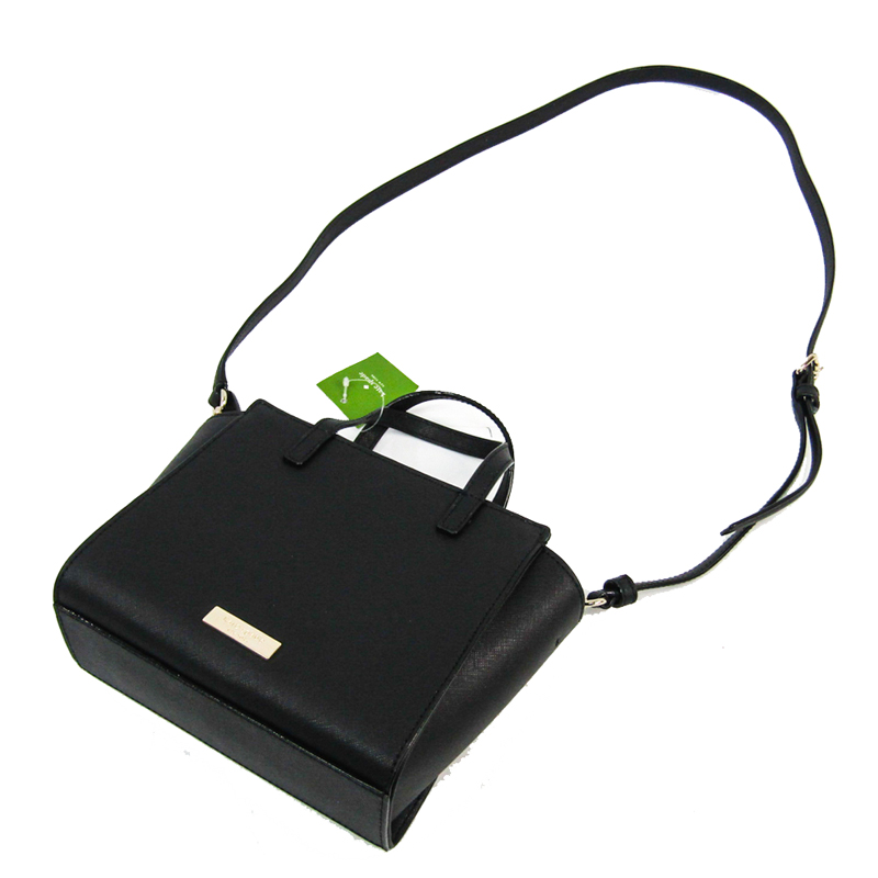 

Kate Spade Black Leather Mini Hayden Jazz Things Up Tote