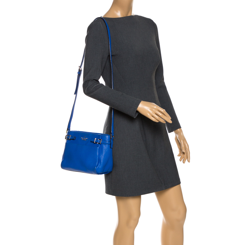 

Kate Spade Blue Leather Mini Brandy Crossbody Bag