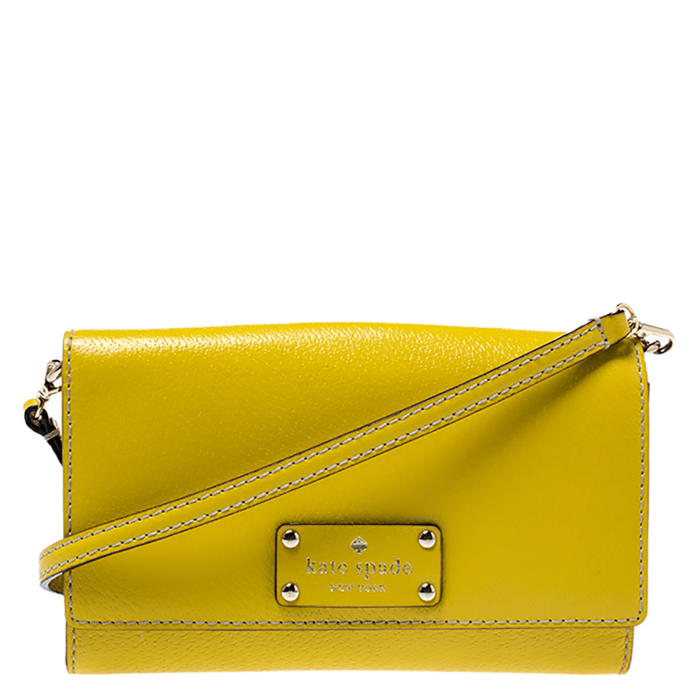 yellow kate spade crossbody