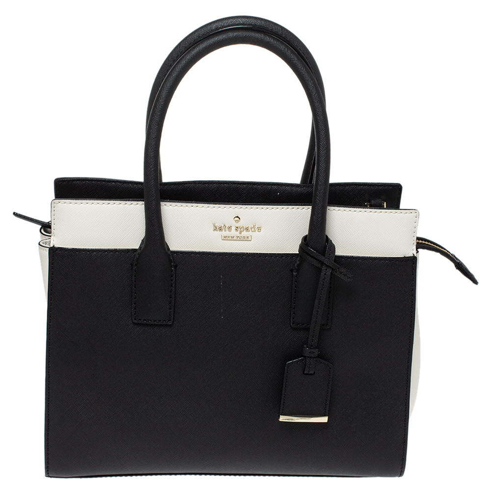 kate spade black and white handbag