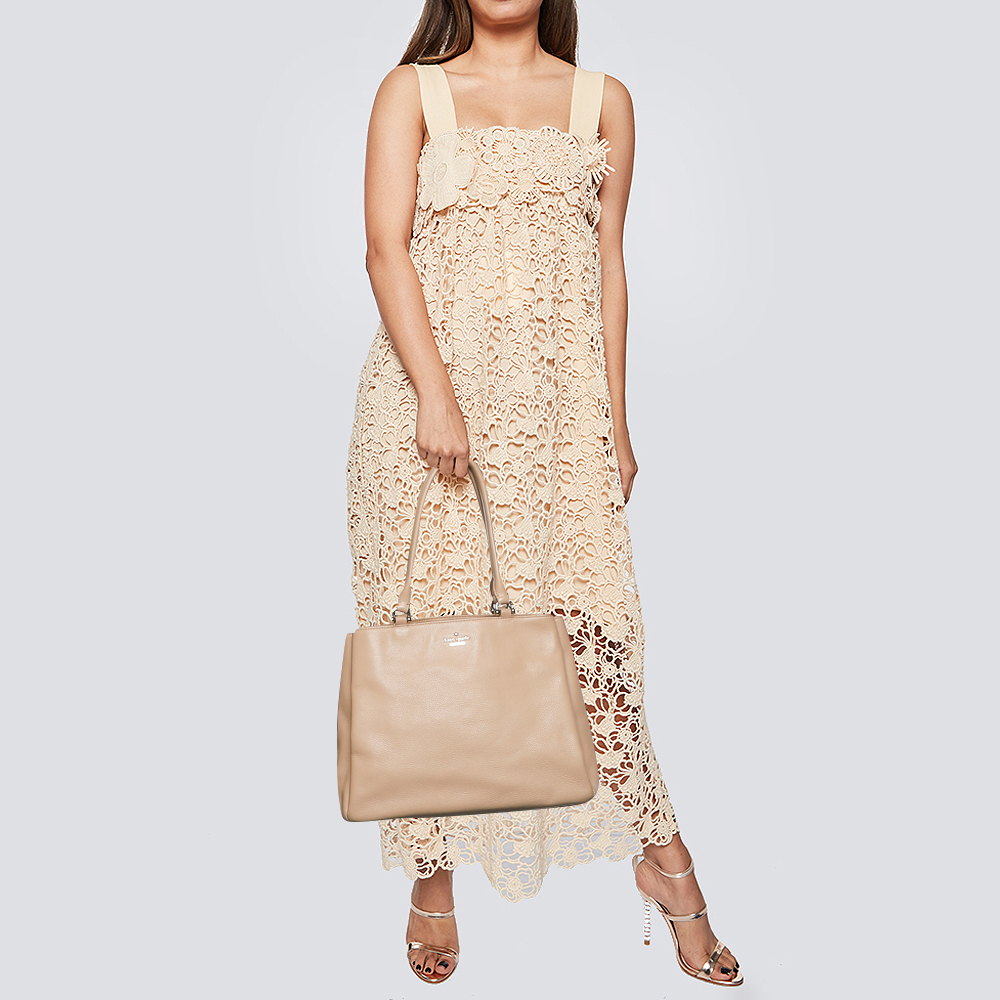 

Kate Spade Beige Leather Neve Tote