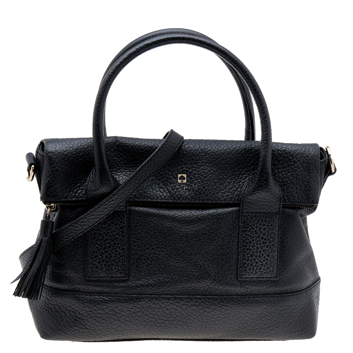 Pre-owned Kate Spade Black Leather Top Handle Bag | ModeSens