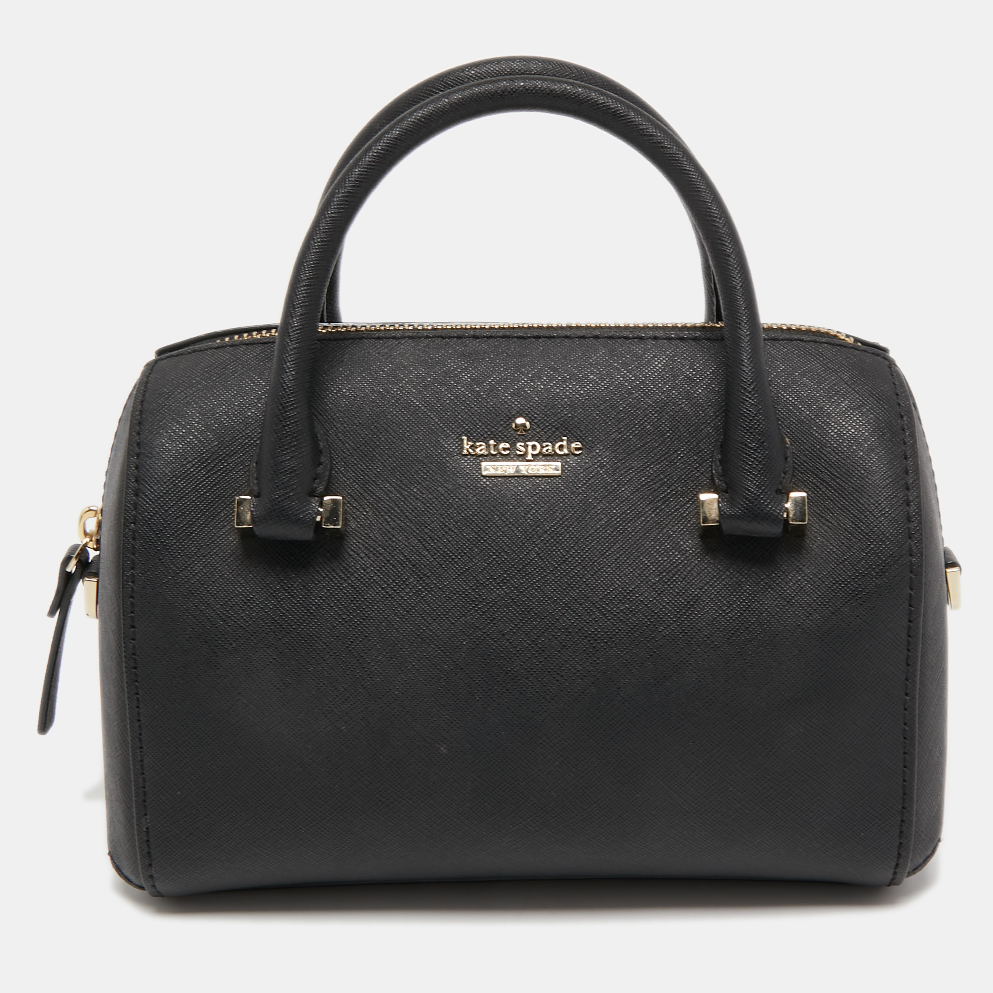 Pre-owned Kate Spade Black Leather Satchel