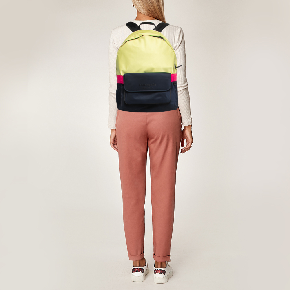 

Kate Spade Multicolor Nylon Large Journey Colorblock Backpack