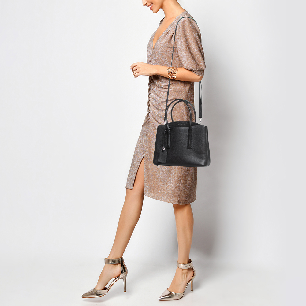 

Kate Spade Black Leather Margaux Tote