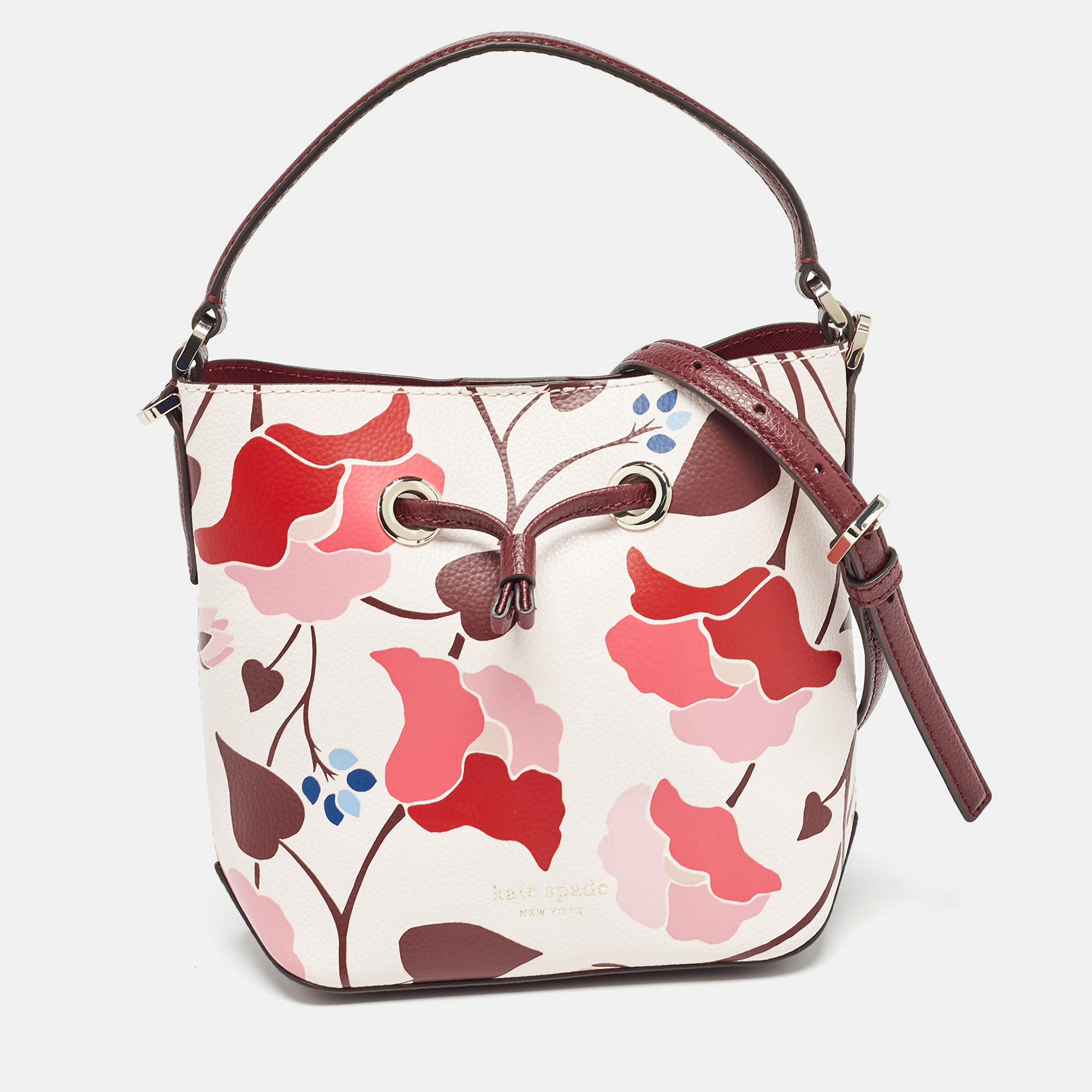 

Kate Spade Multicolor Leather  Eva Nouveau Bloom Bucket Bag