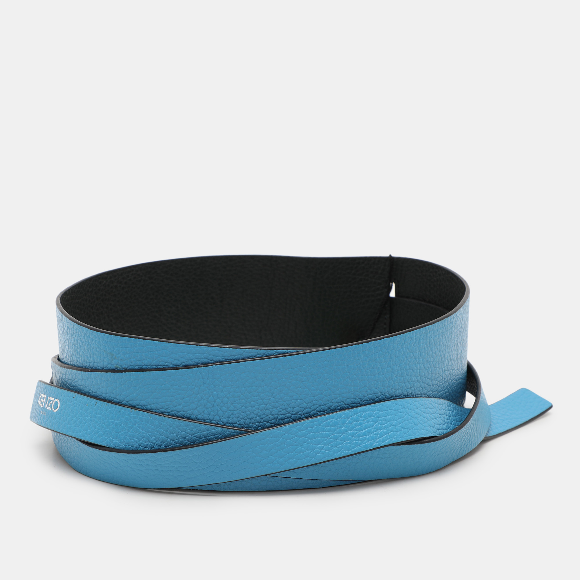 

Kenzo Blue/Black Leather Waist Belt