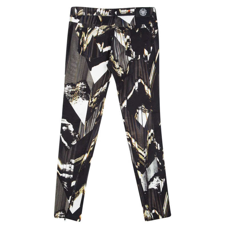 

Kenzo Jungle Multicolor Abstract Printed Denim Skinny Jeans