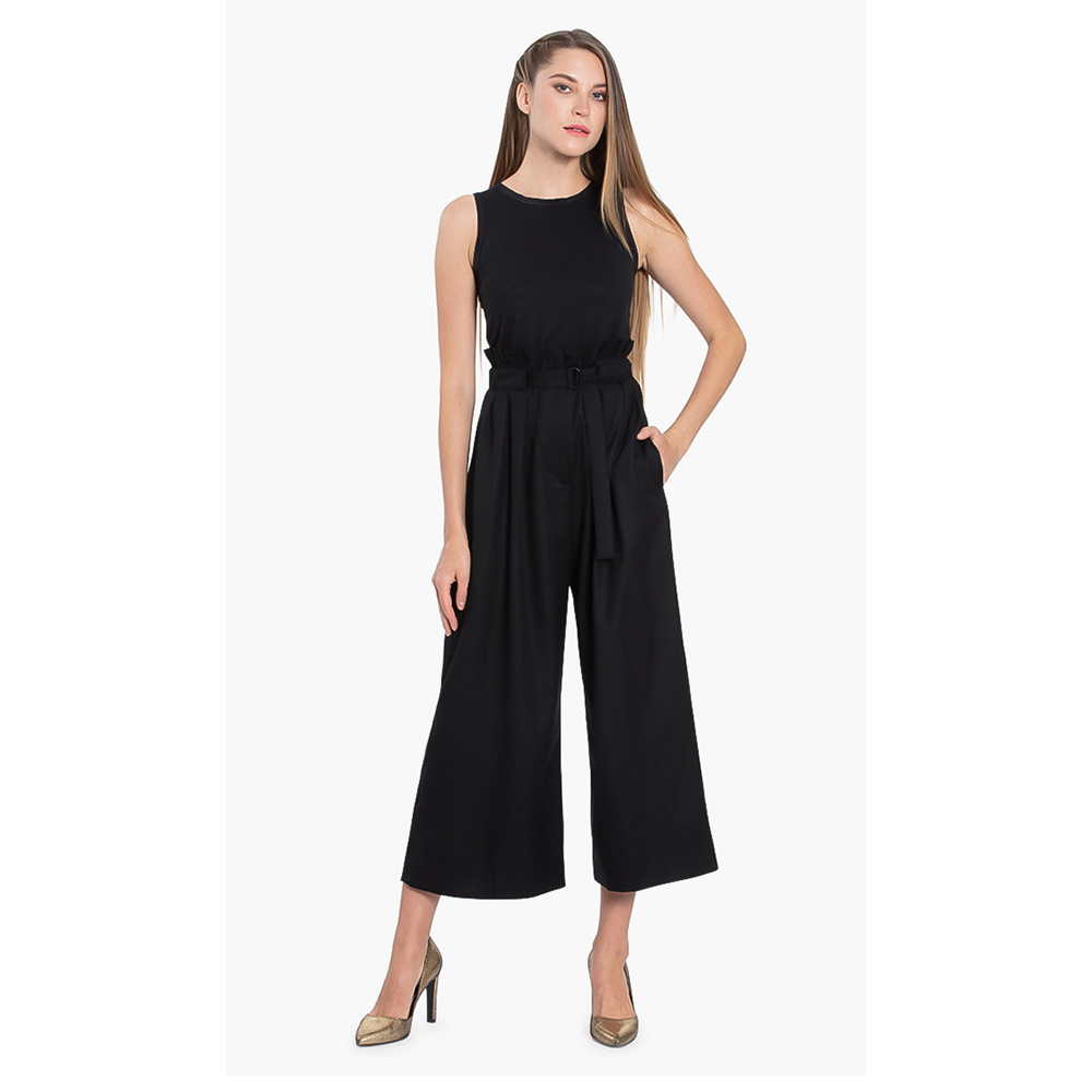 

Kenzo Black Cropped Culottes Pants  (42