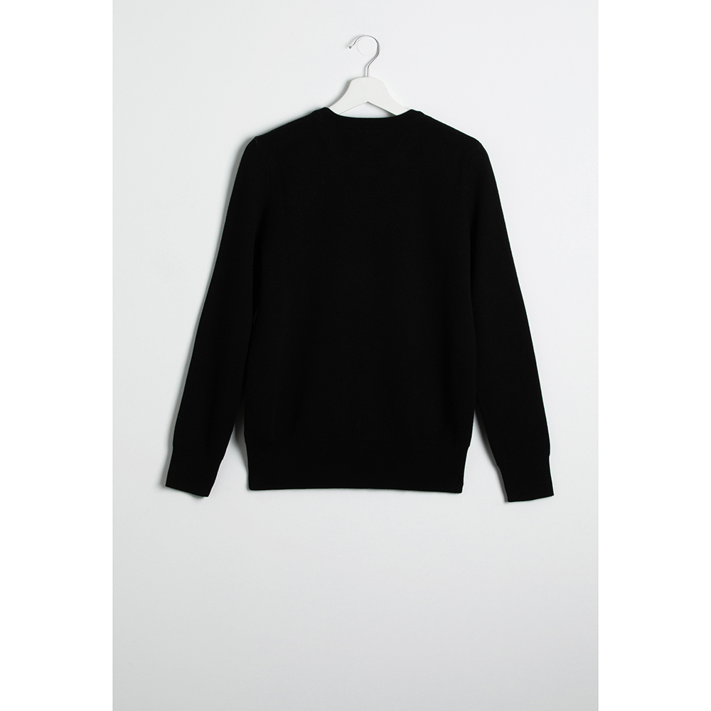 

Kenzo Black Embroidered Flower Sweater