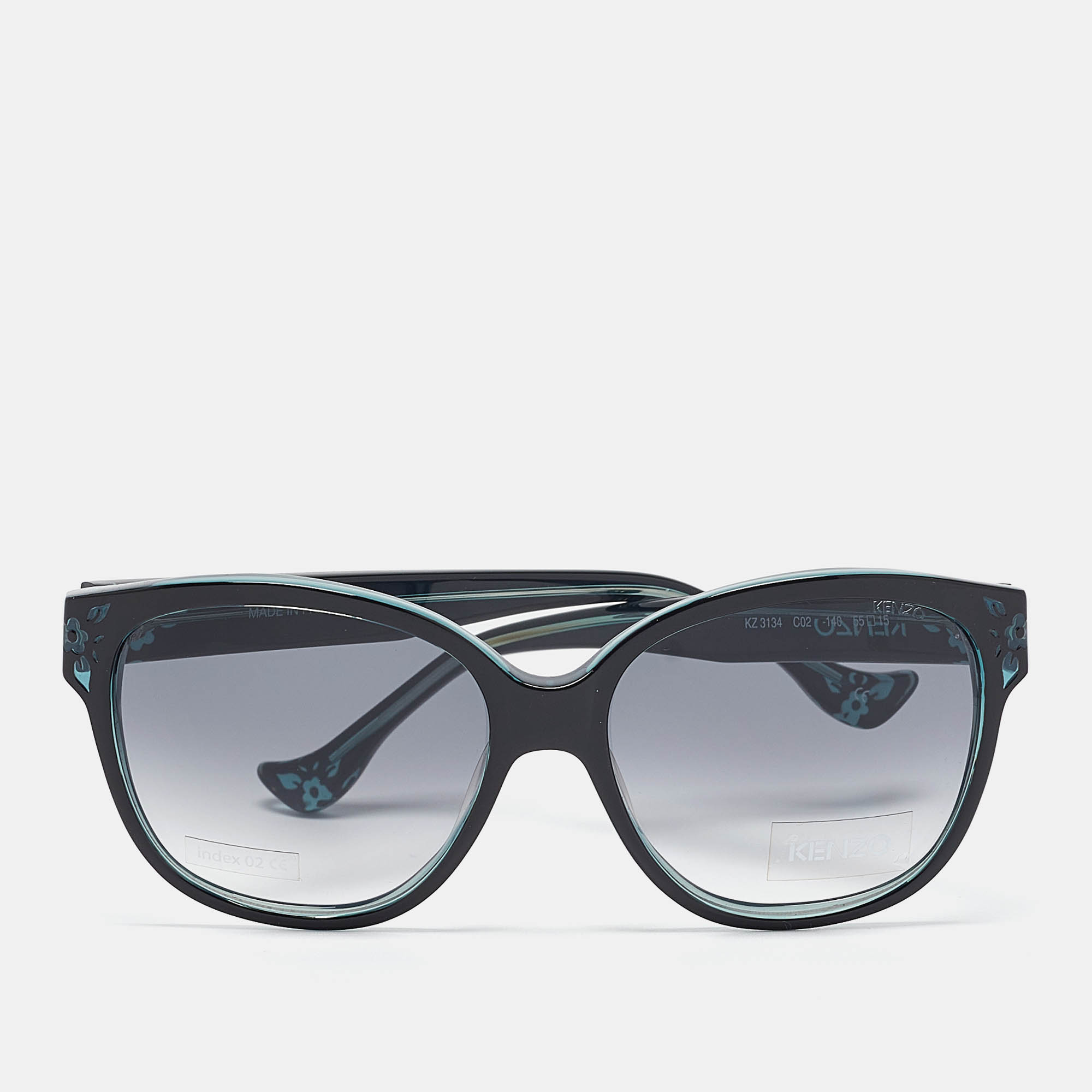 

Kenzo Black/Blue Gradient KZ3134 Square Sunglasses