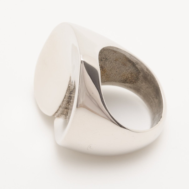 

KENZO Silver Heart Ring Size