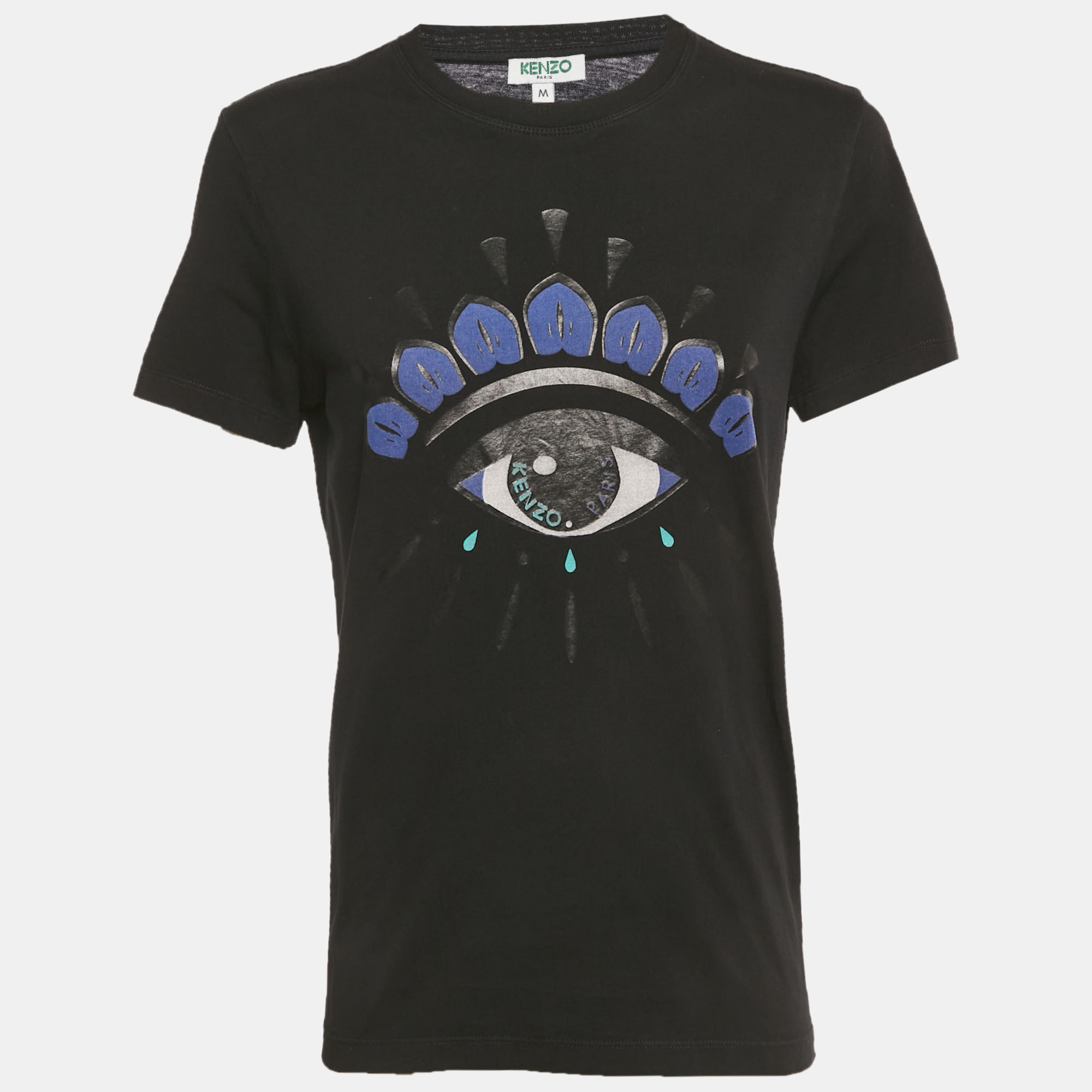 

Kenzo Black Eye Print Cotton T-Shirt M