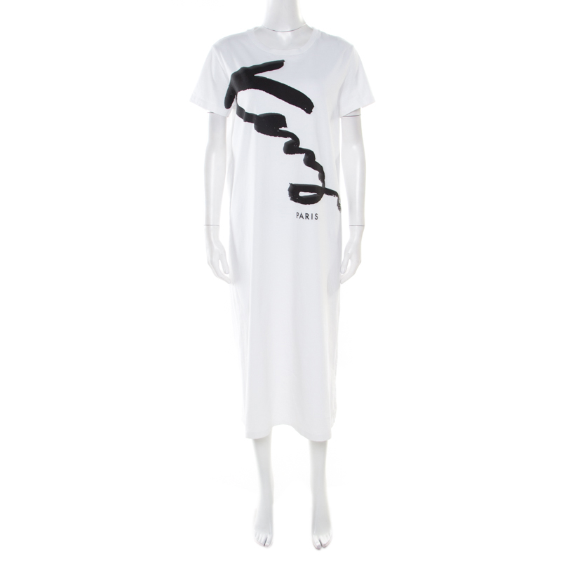 kenzo white dress