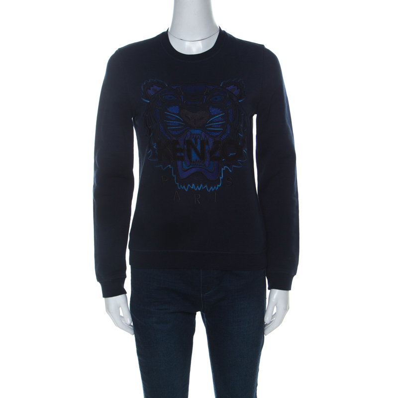 kenzo sweatshirt navy blue