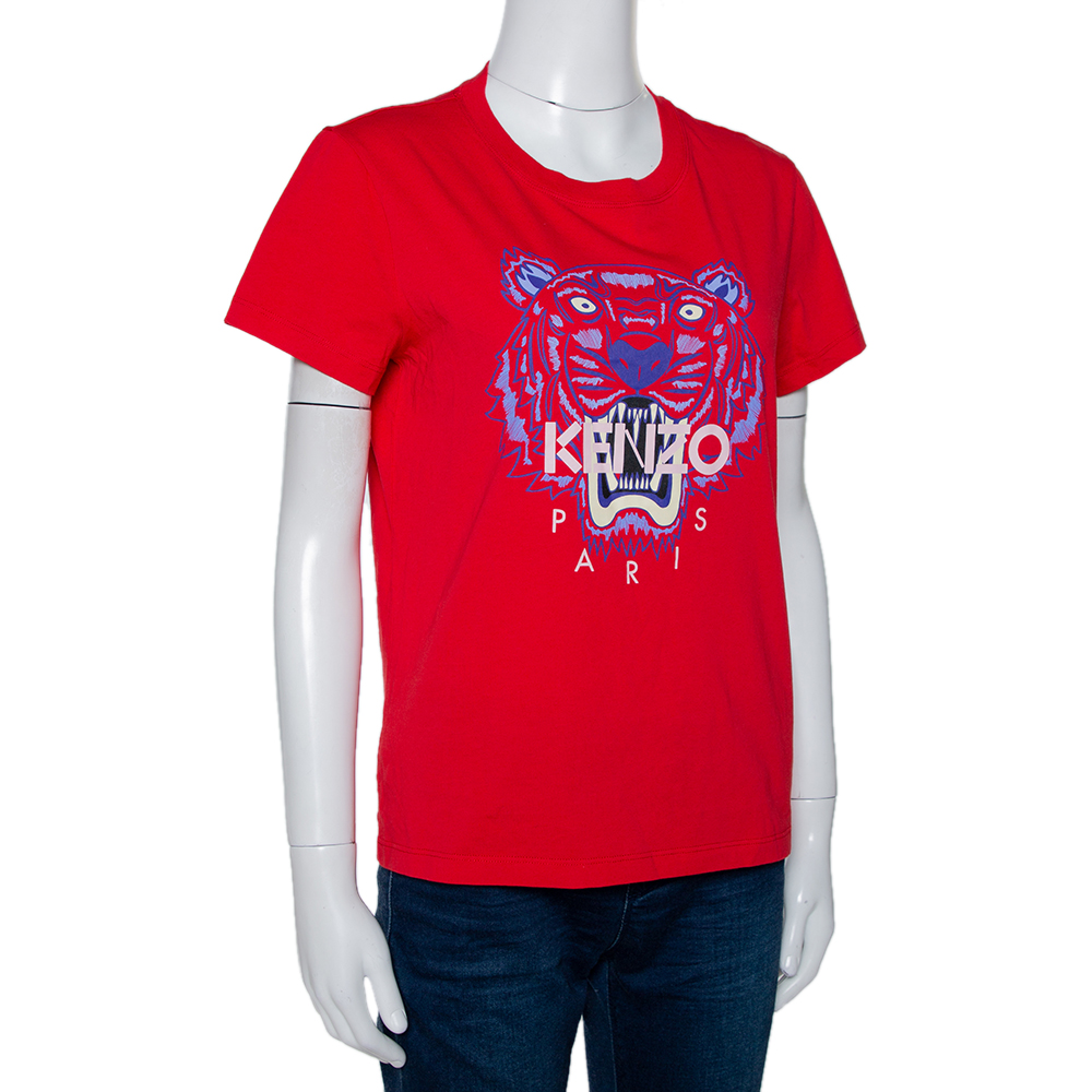 red kenzo top