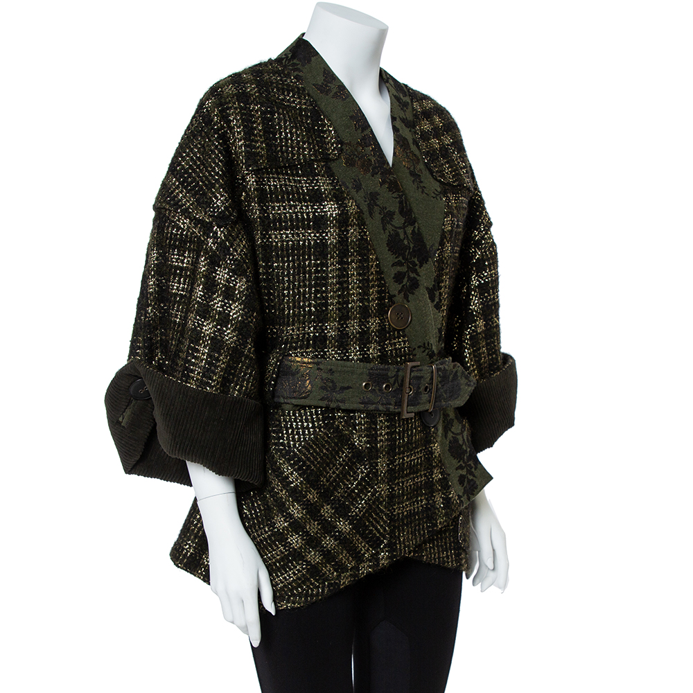 

Kenzo Green/Gold Wool Jacket