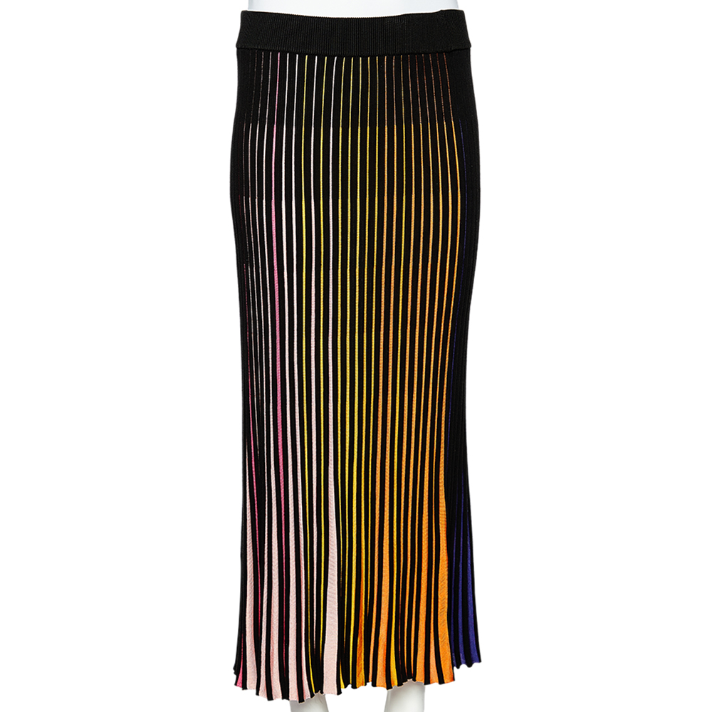 

Kenzo Multicolor Rib Knit Midi Skirt