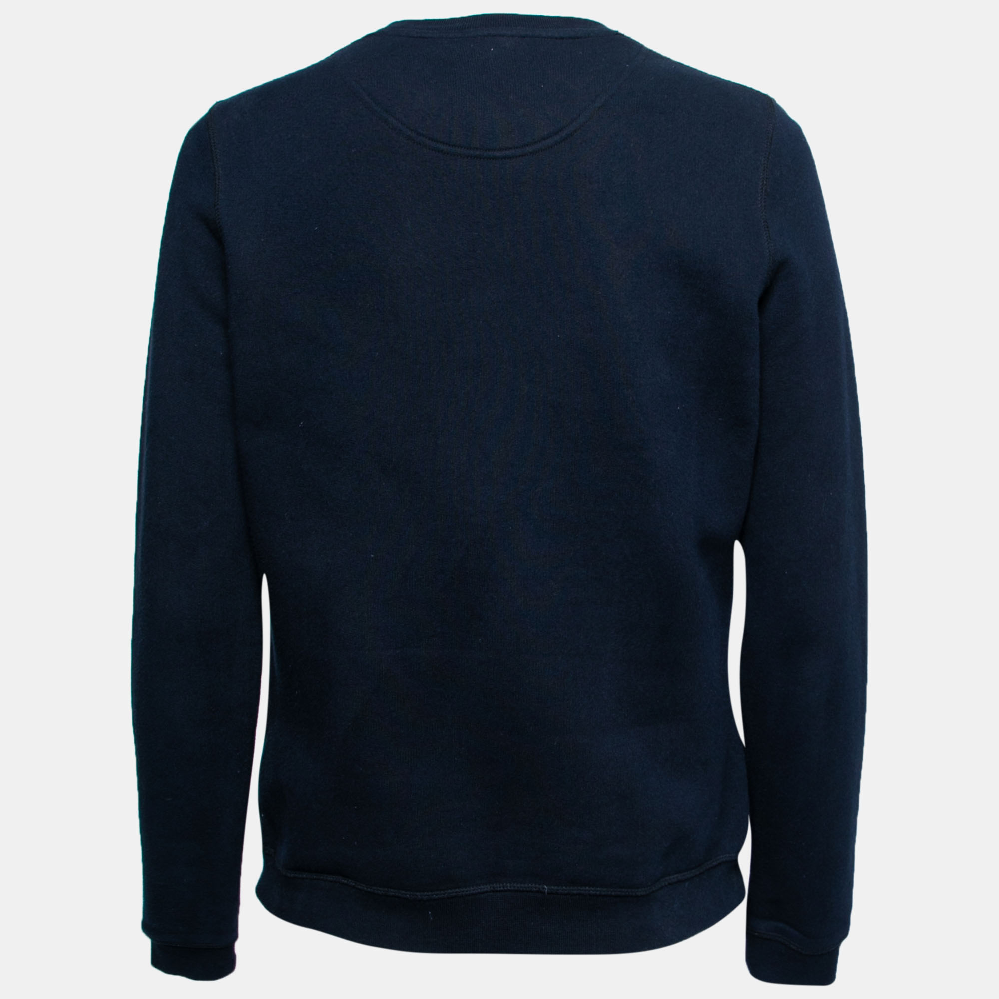 

Kenzo Blue Cotton Tiger Embroidered Sweatshirt