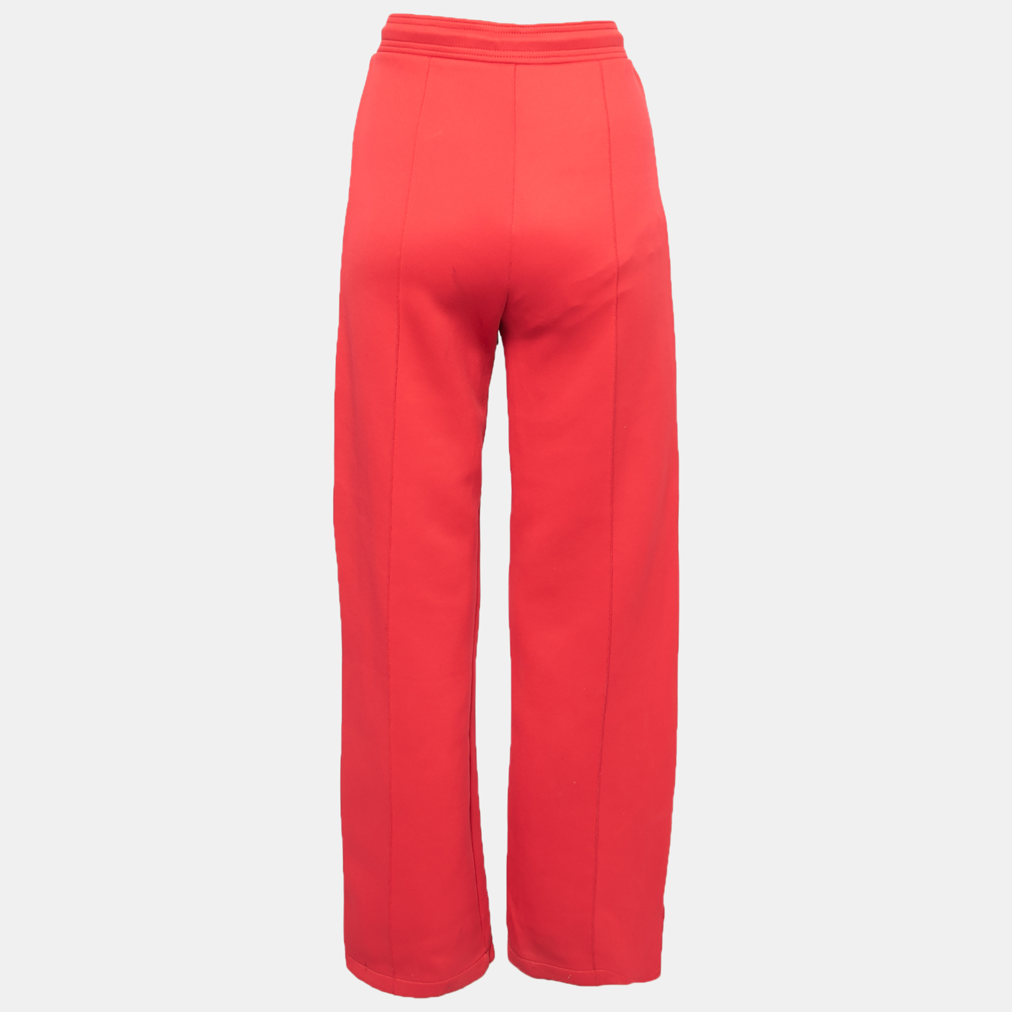 

Kenzo Red Cotton Side Logo Embroidered Sweat Pants