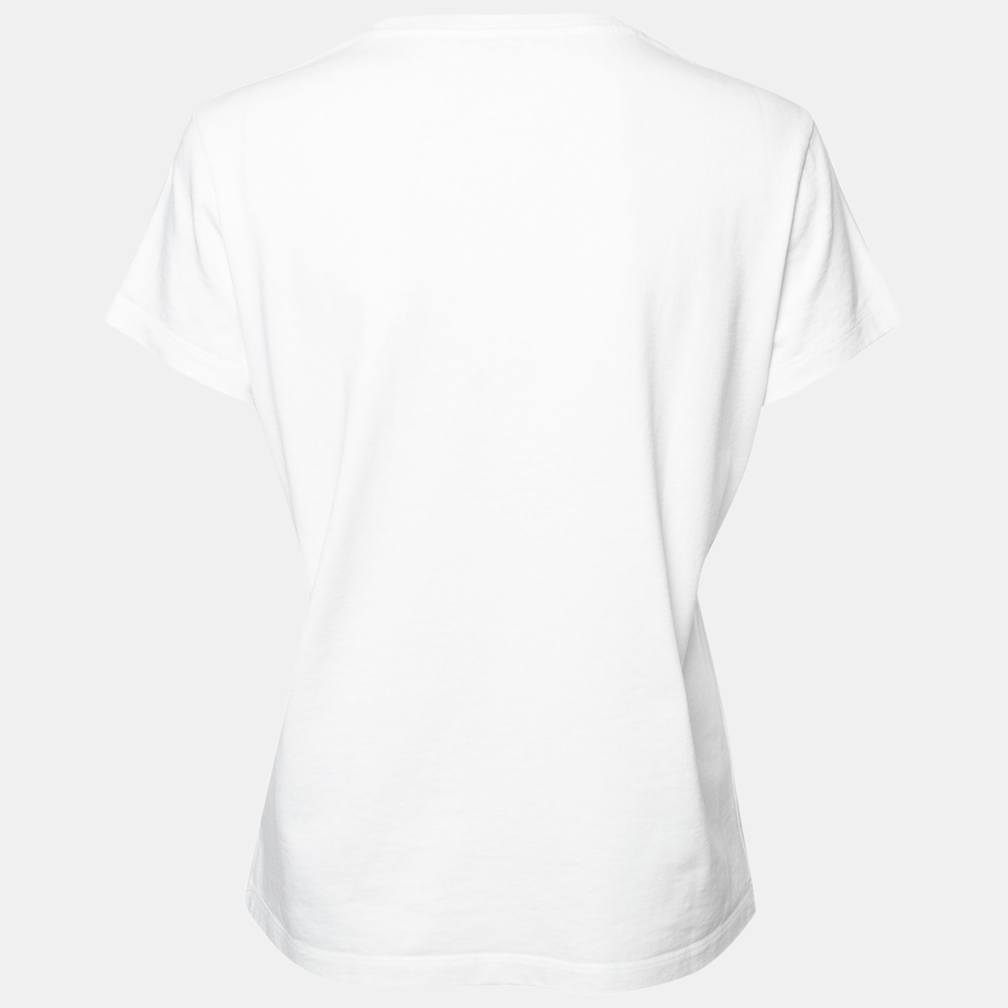 

Kenzo White Cotton Printed Crew Neck T-Shirt