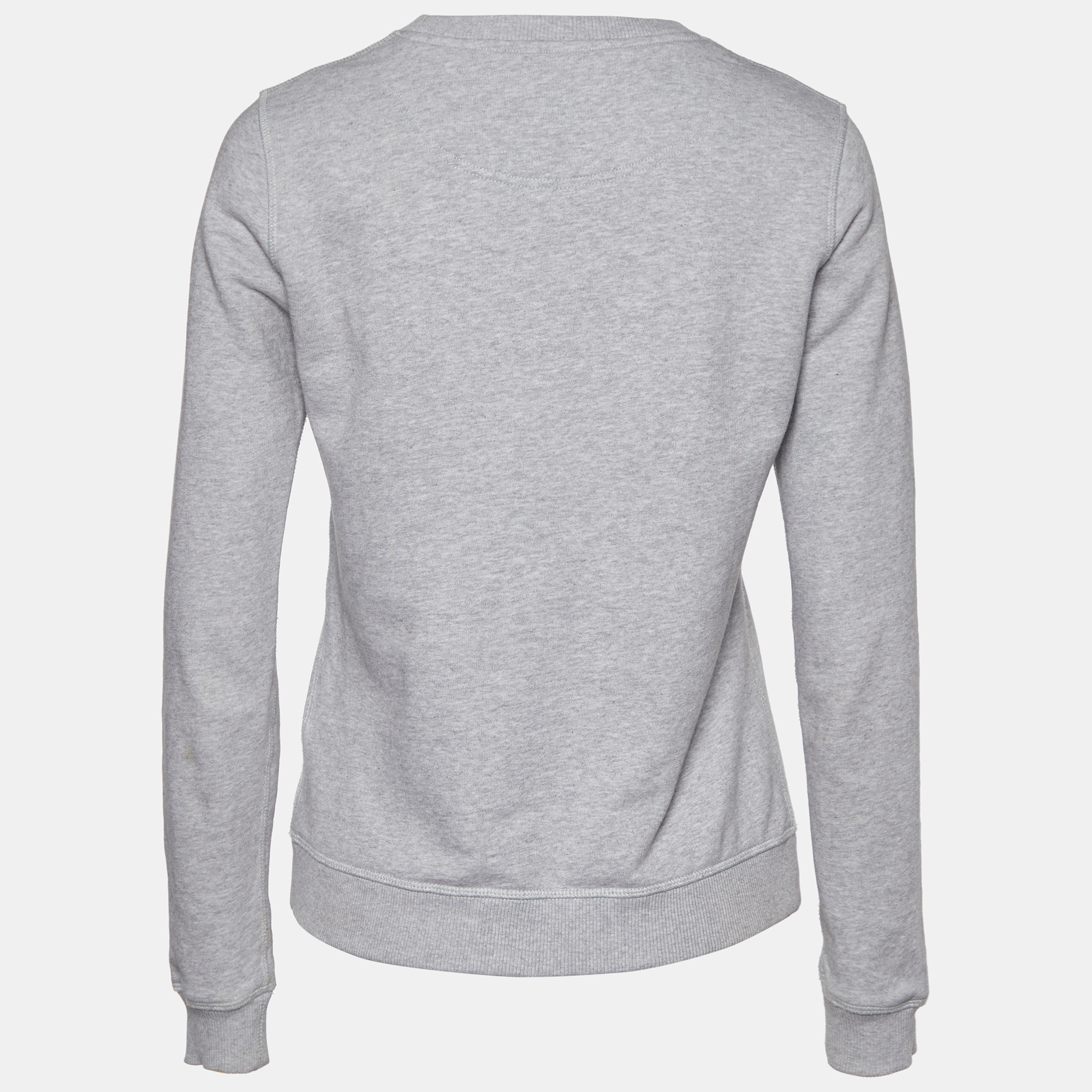 

Kenzo Grey Eye Embroidered Cotton Crew Neck Sweatshirt