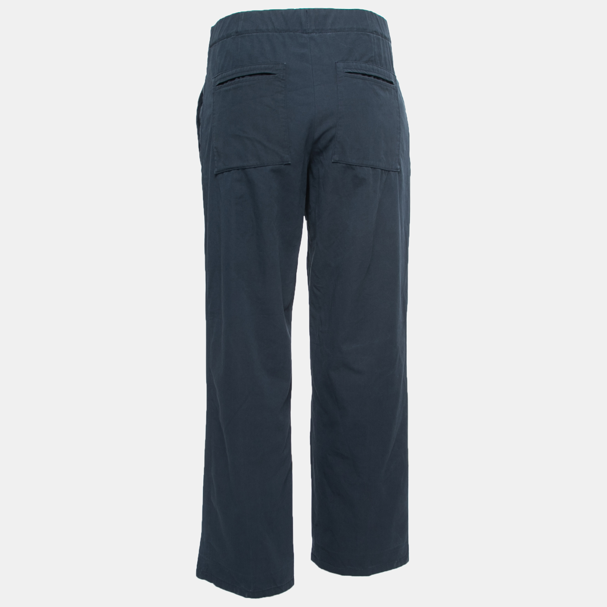 

Kenzo Navy Blue Cotton Drawstring Pants