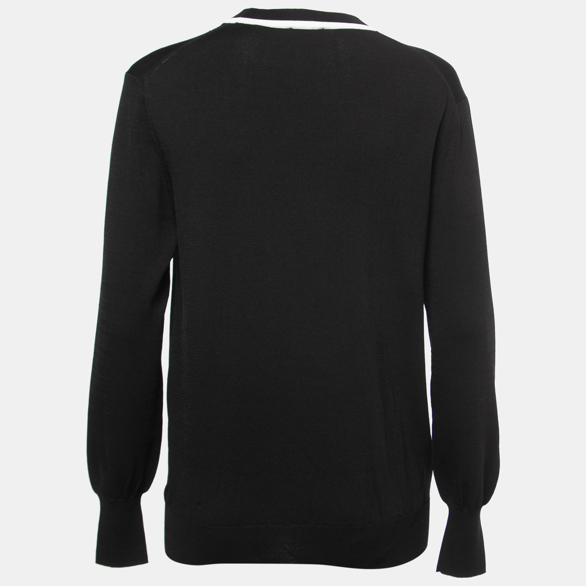 

Kenzo Black/Red Knit Crew Neck Top