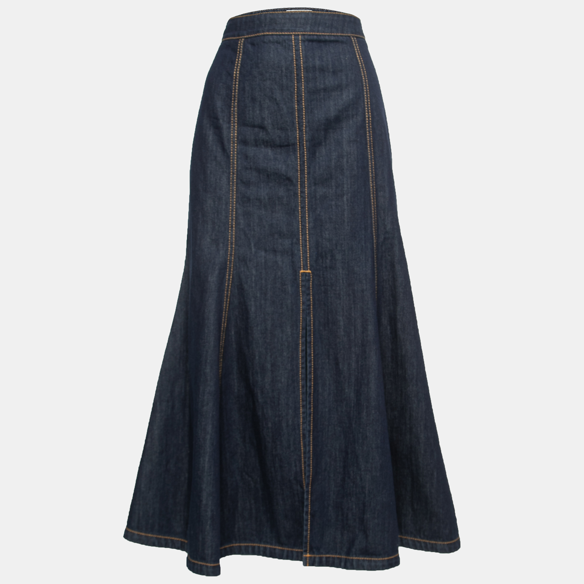 

Kenzo Blue Dark Wash Denim Maxi Skirt