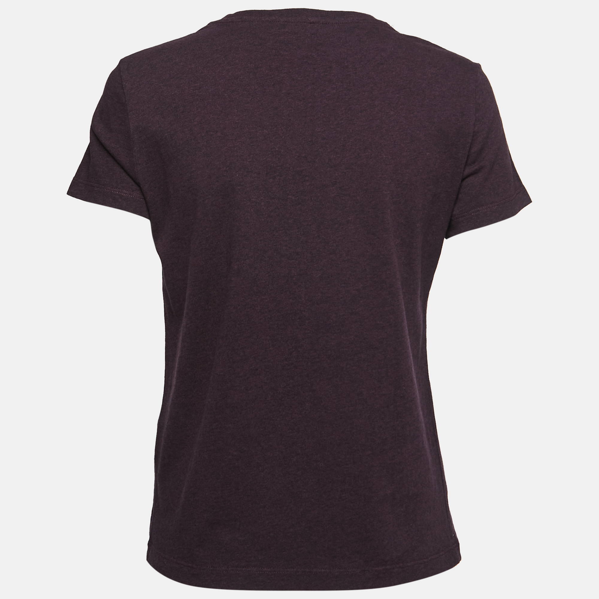 

Kenzo Deep Purple Cotton Tiger Motif Print T-Shirt