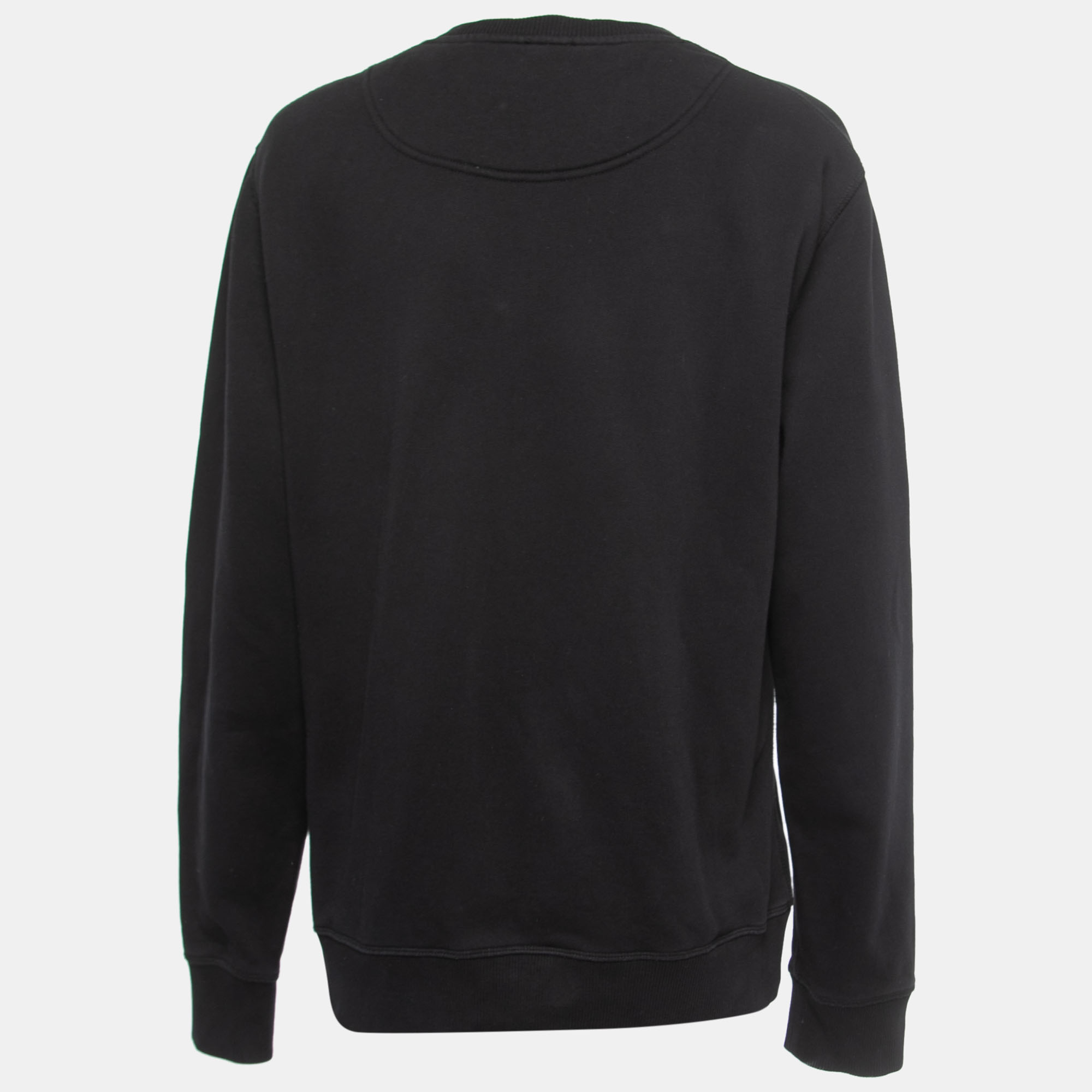 

Kenzo Black Eye Embroidered Cotton Crew Neck Sweatshirt