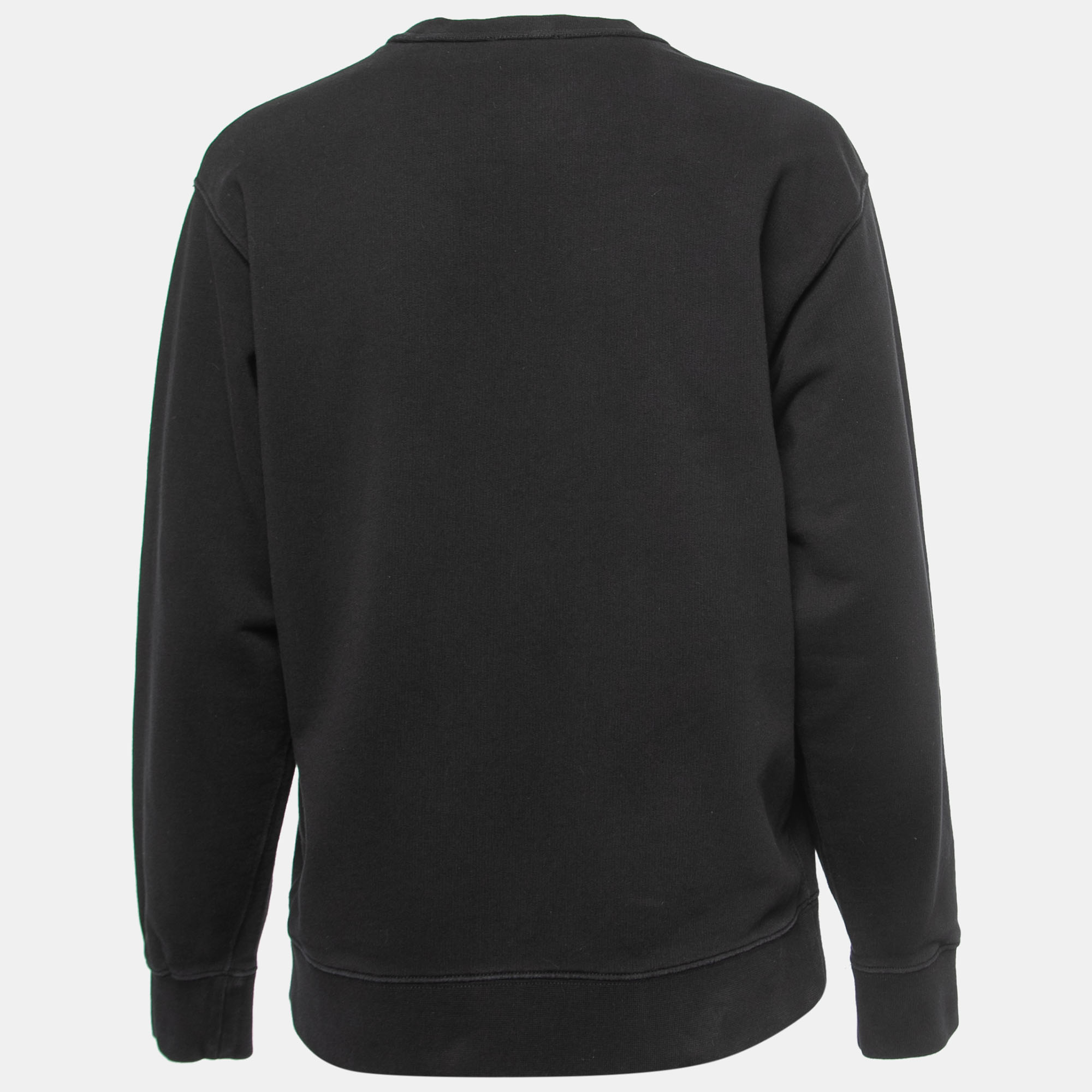 

Kenzo Black Logo Printed Cotton Sweatshirt