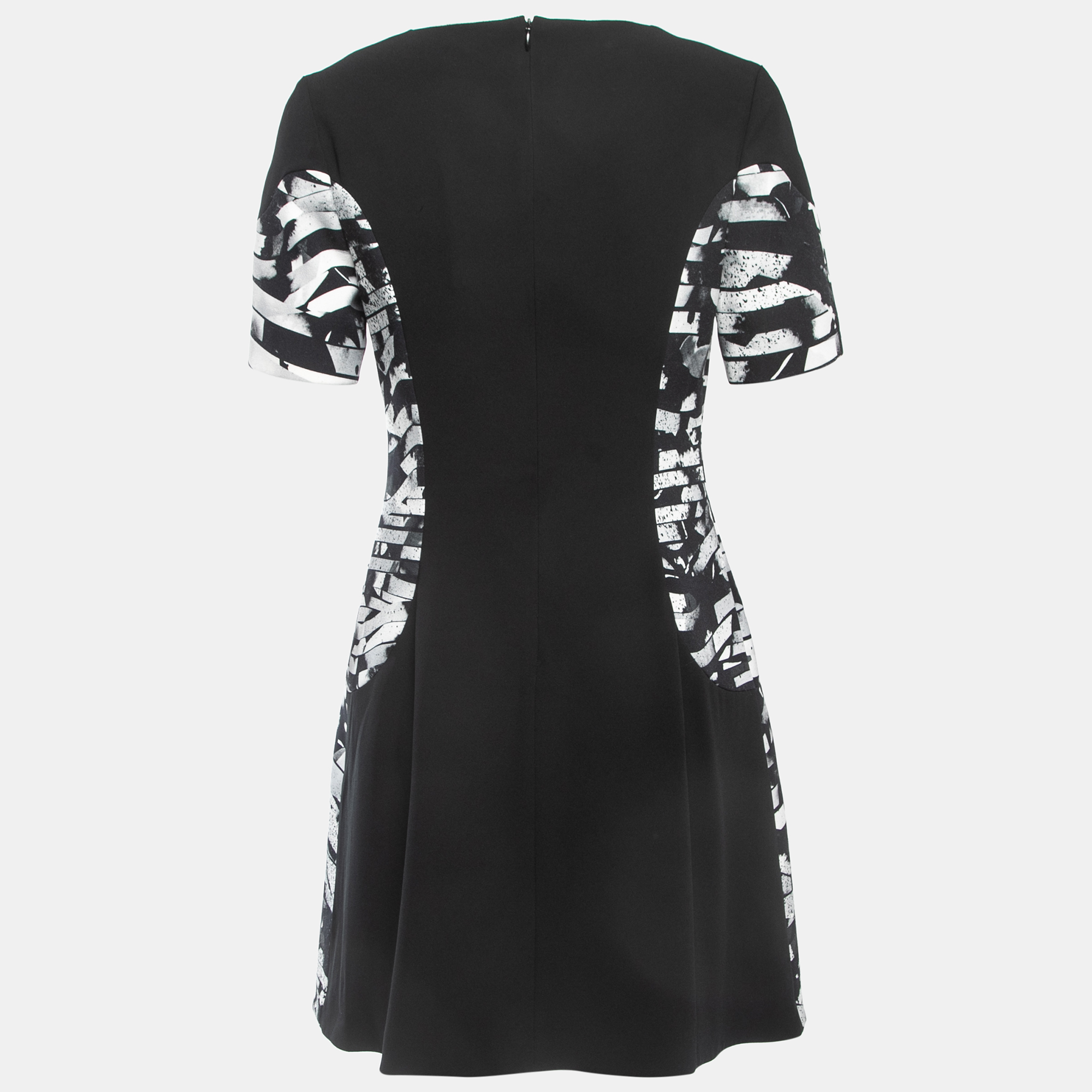 

Kenzo Black All-Over Print Knit Mini Dress