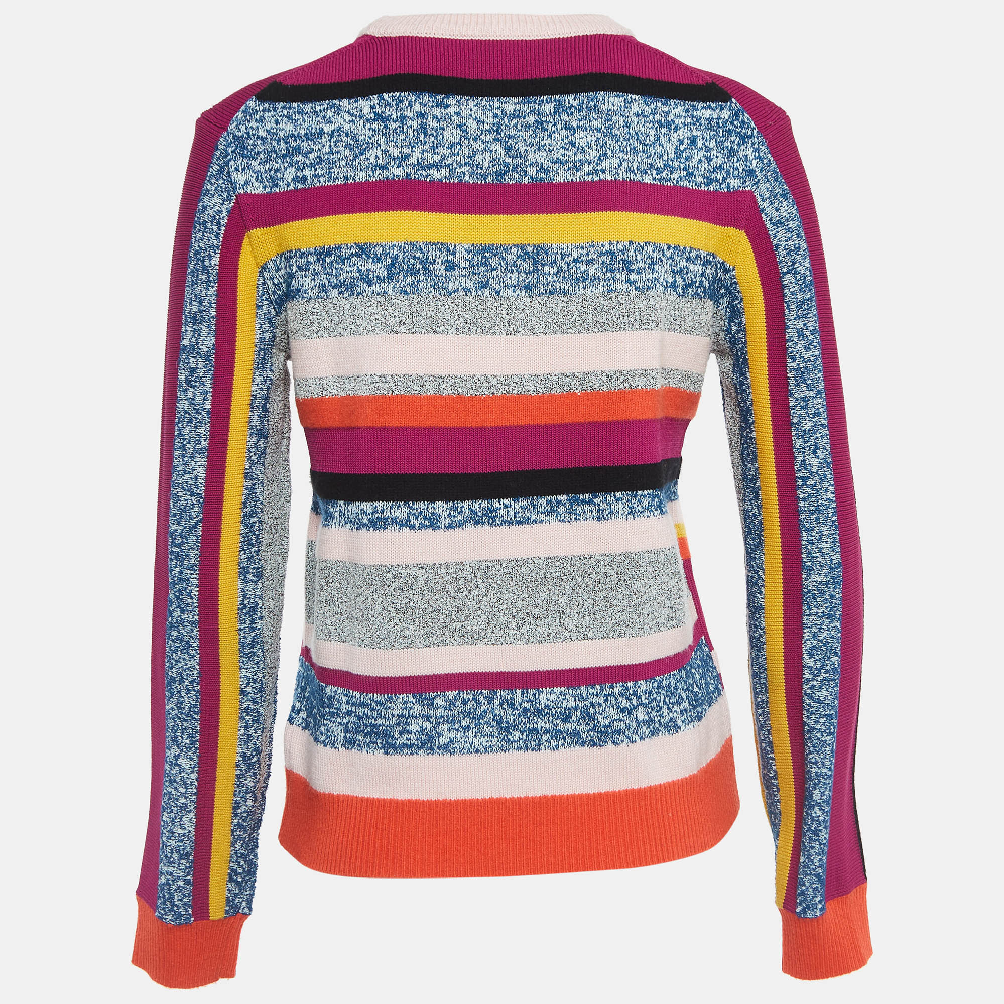 

Kenzo Multicolor Striped Patterned Knit Sweater