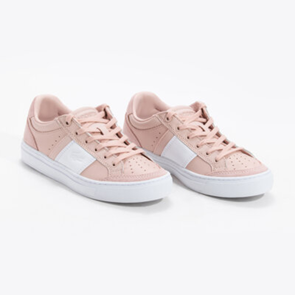 

Lacoste Multicolor Courtline Leather Trainers  (Available for UAE Customers Only, Pink