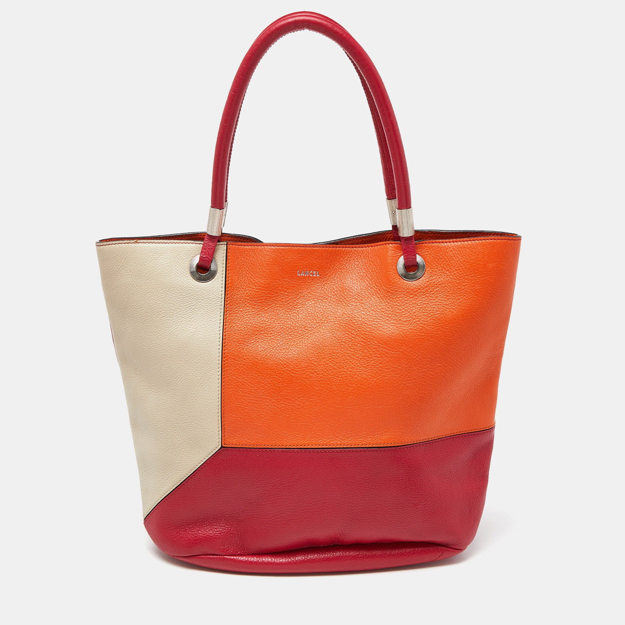 Pre-owned Lancel Multicolor Leather Tote