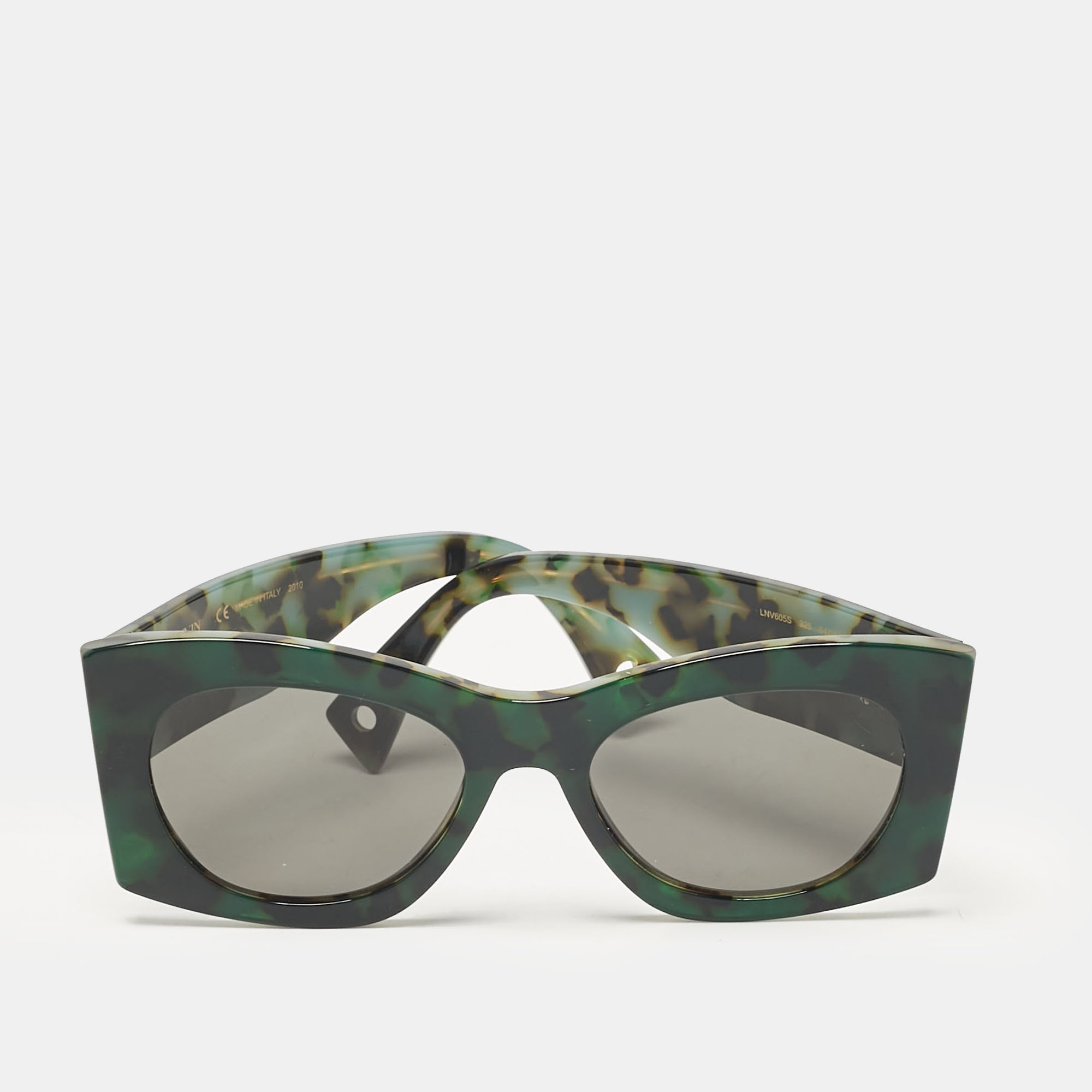 

Lanvin Green/Black Tortoise LNV605S Zonnebril Cat Eye Sunglasses