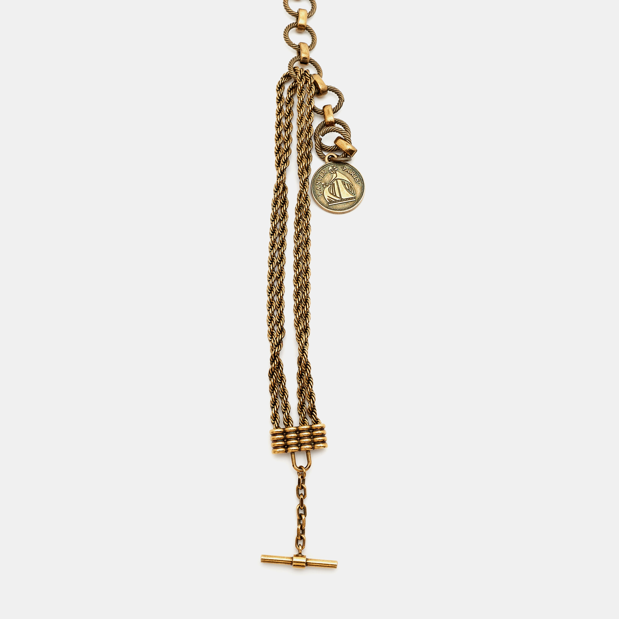 

Lanvin Antique Gold Tone Necklace