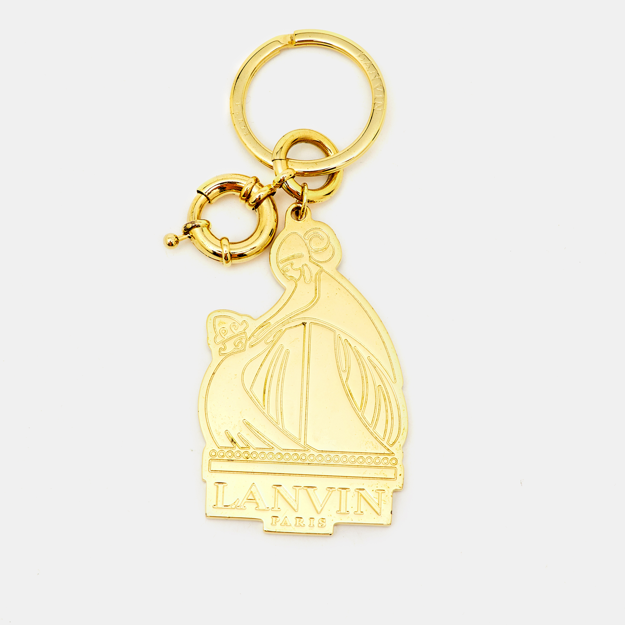 

Lanvin Gold Tone Keychain
