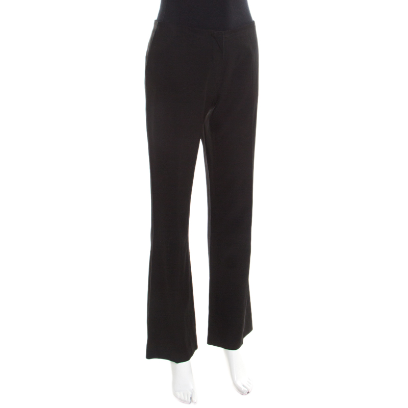 

Lanvin Black Twill Straight Fit Trousers