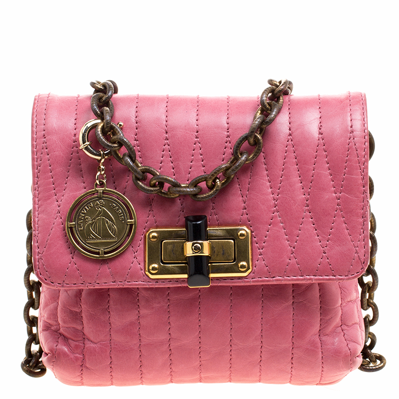 quilted pink bag