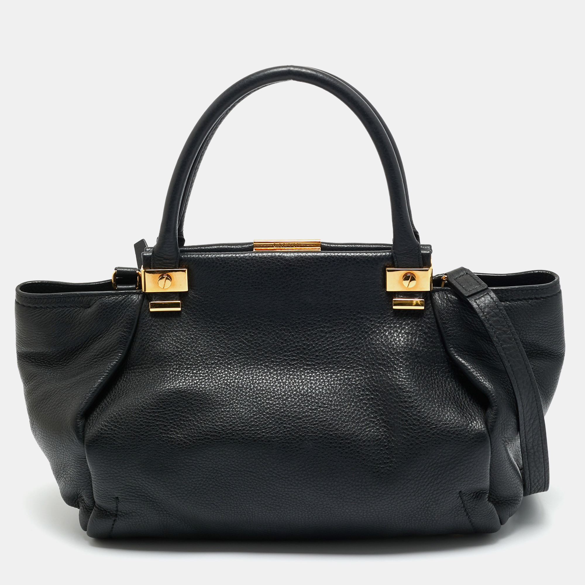 

Lanvin Black Leather Trilogy Tote