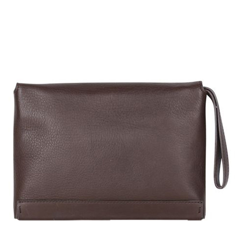 

Lanvin Brown Leather Envelope Clutch