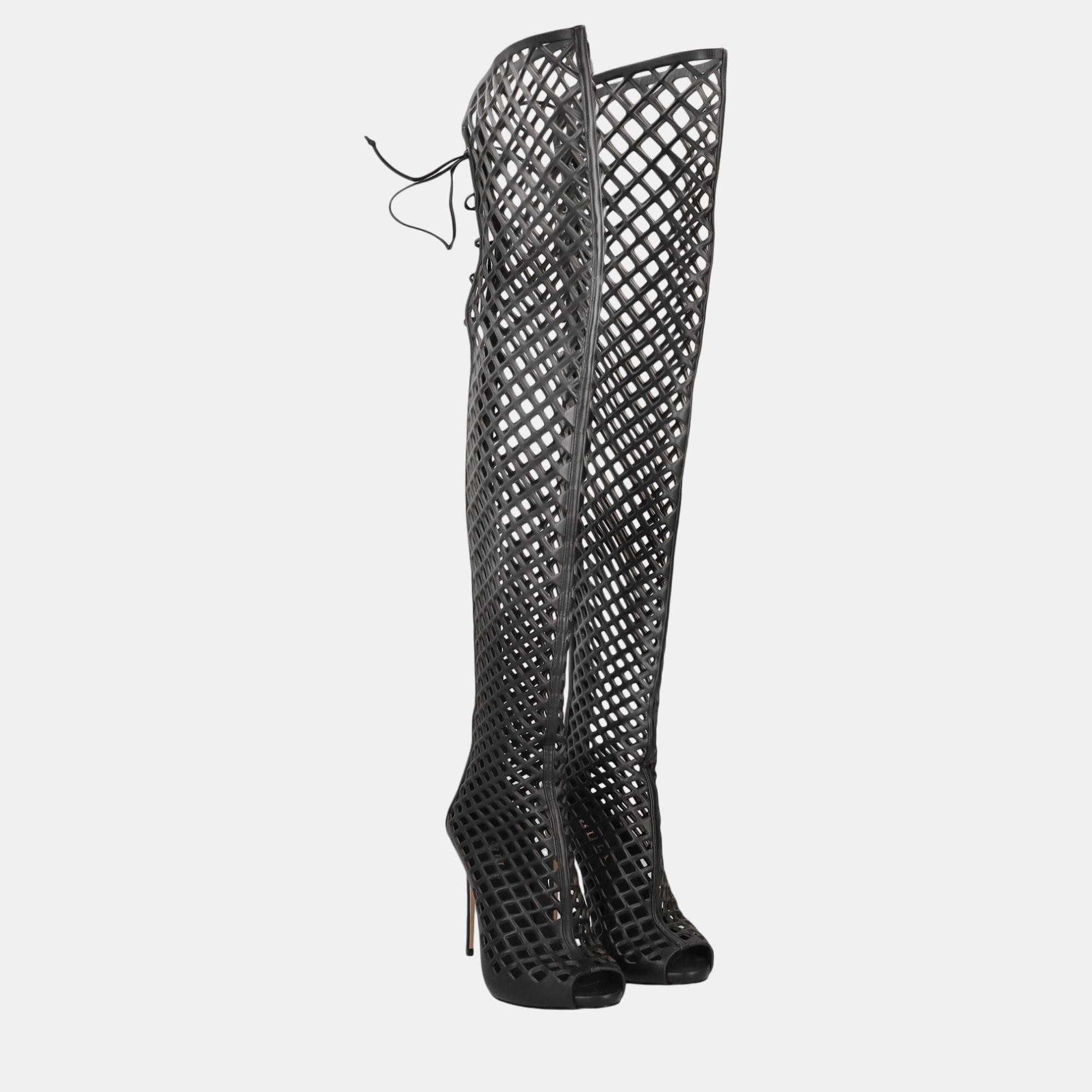 

Le Silla Women's Leather Boots - Black - EU