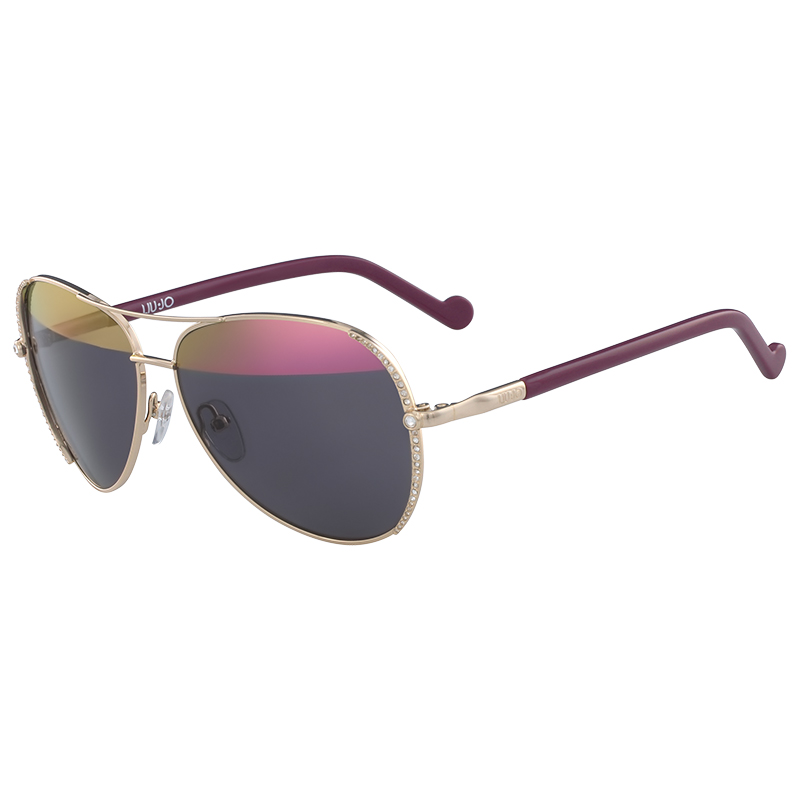 

Liu Jo Blush Gold LJ102SR Aviator Sunglasses